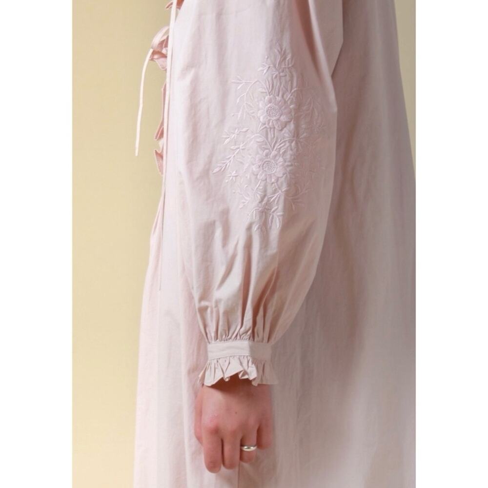 meadows Lavender Dress Blush Long Sleeve Maxi - Picture 2 of 10